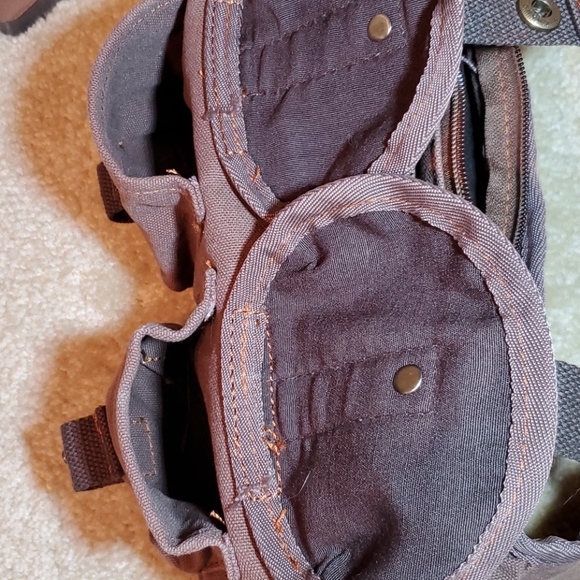 Guang Tong Brown Canvas Hiking Fanny-Pack - Picture 8 of 8